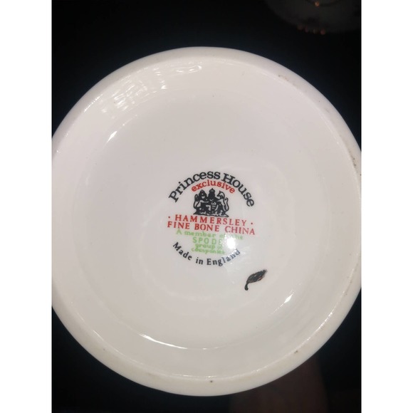 11pc Princess House Hammersley Bone China Teaset - Picture 4 of 10